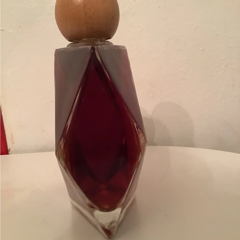 Vintage Segolene valmel marigold luxury bath foam glass bottle 1.2 pound size